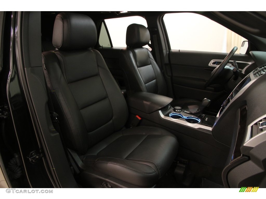 2015 Explorer Limited 4WD - Tuxedo Black / Charcoal Black photo #13