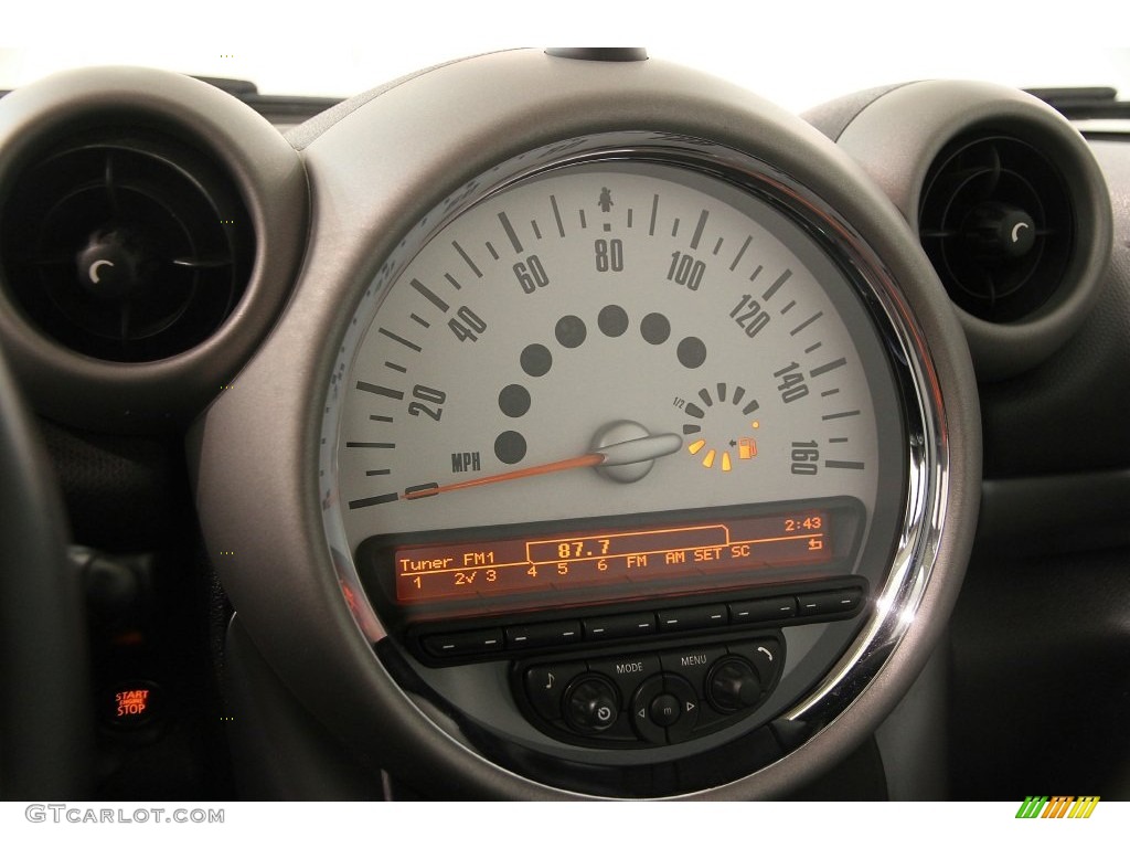 2012 Cooper S Countryman All4 AWD - Oxford Green Metallic / Gravity Carbon Black Leather photo #9