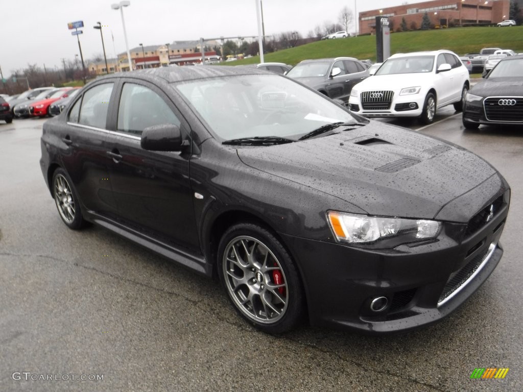 Phantom Black Pearl 2014 Mitsubishi Lancer Evolution MR Exterior Photo #109483169
