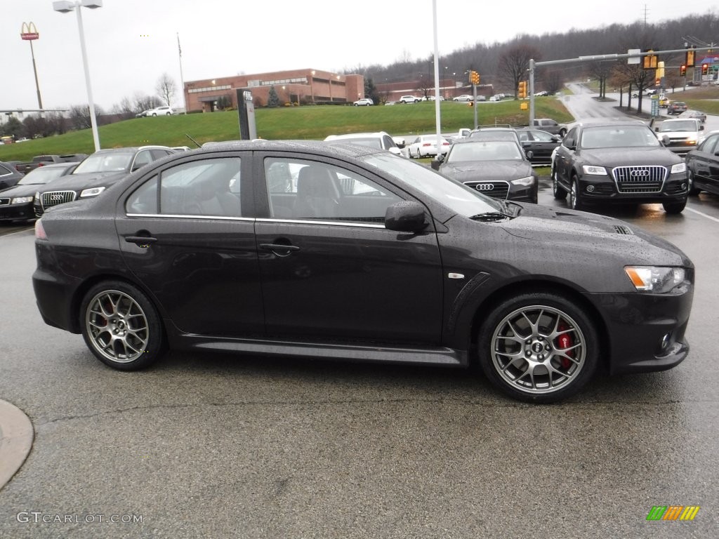 Phantom Black Pearl 2014 Mitsubishi Lancer Evolution MR Exterior Photo #109483187