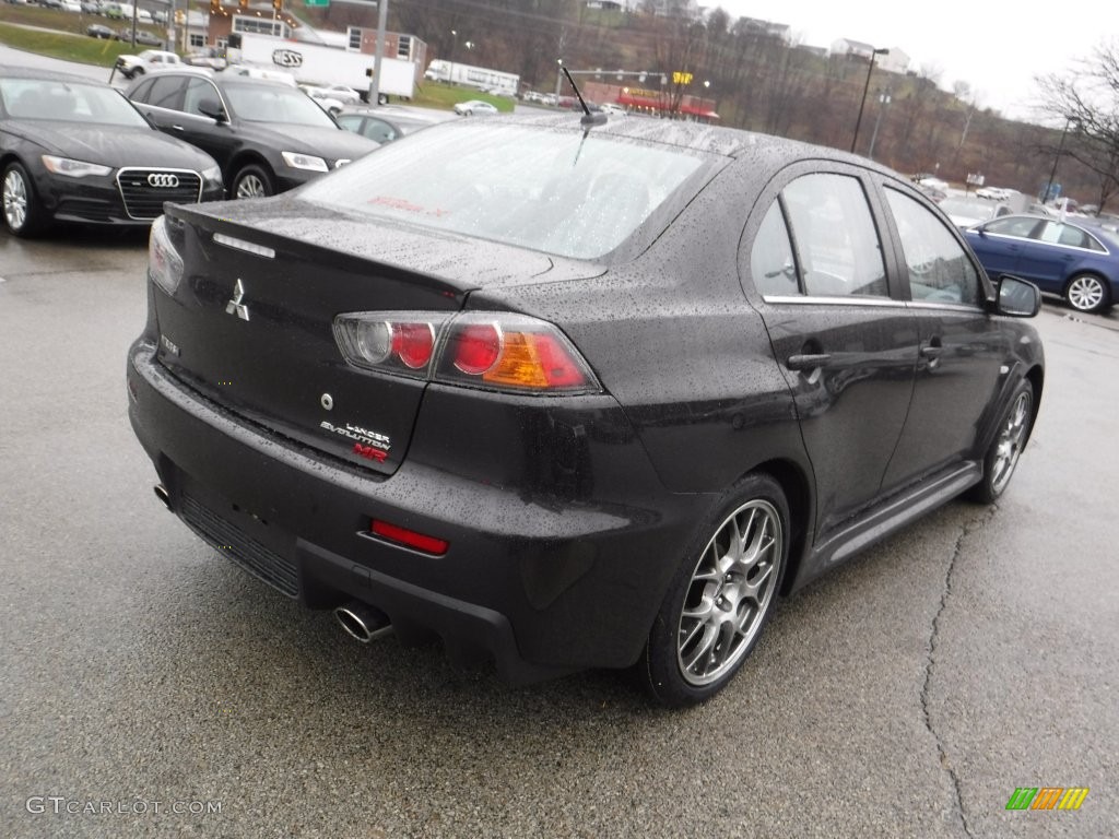 2014 Lancer Evolution MR - Phantom Black Pearl / Black photo #12