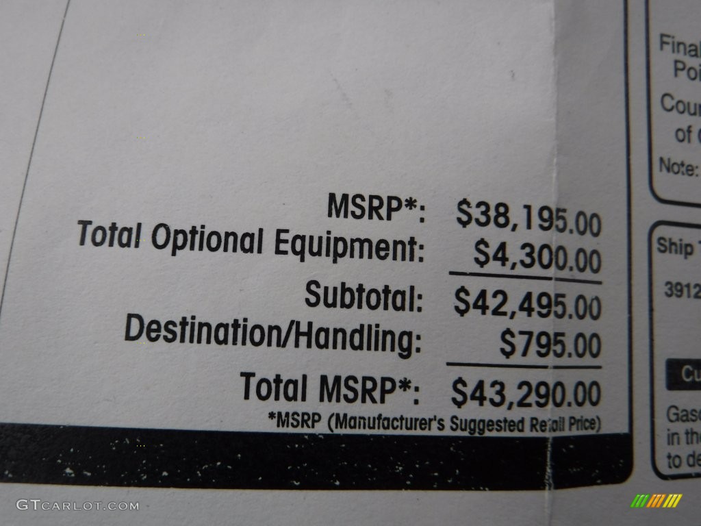 2014 Mitsubishi Lancer Evolution MR Window Sticker Photo #109483880