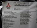 2014 Mitsubishi Lancer Evolution MR Window Sticker
