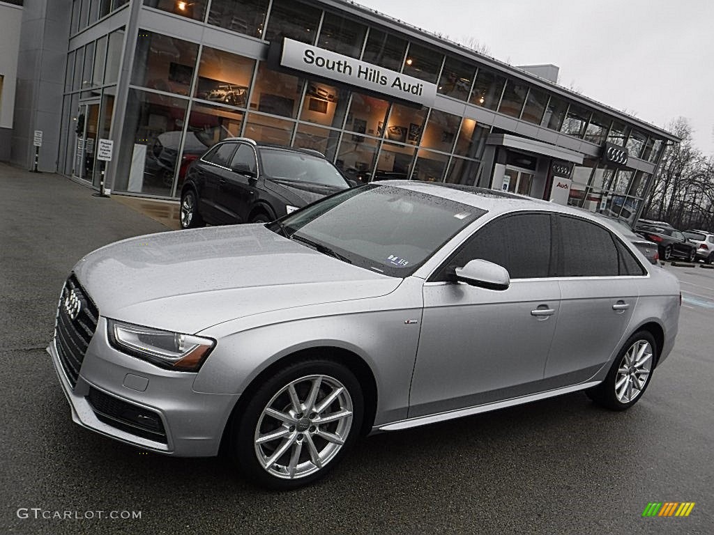 2015 A4 2.0T Premium Plus quattro - Florett Silver Metallic / Black photo #1