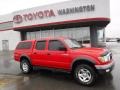 2001 Radiant Red Toyota Tacoma V6 TRD Double Cab 4x4  photo #2