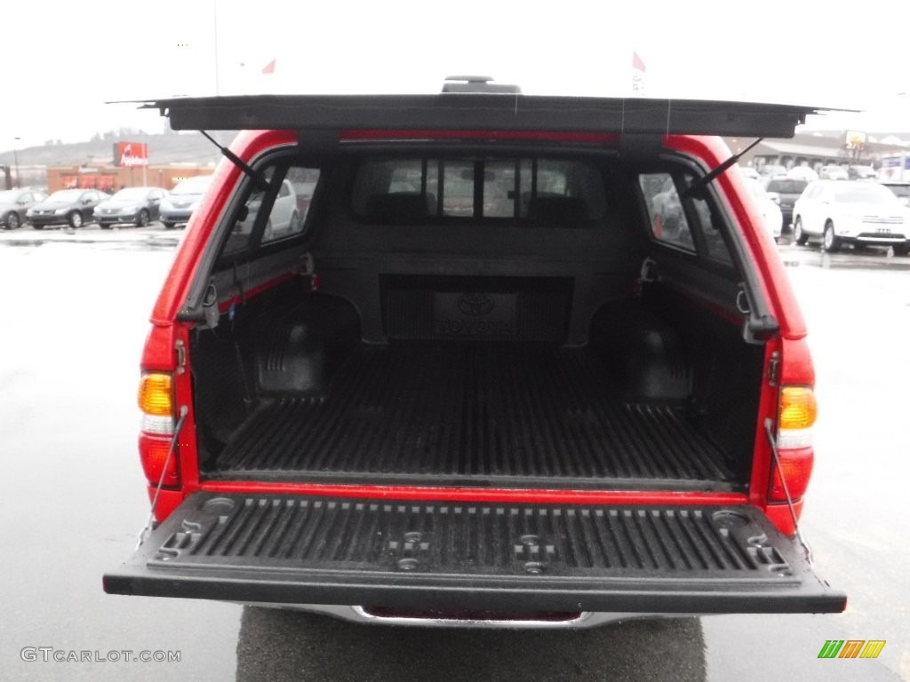 2001 Tacoma V6 TRD Double Cab 4x4 - Radiant Red / Oak Beige photo #12