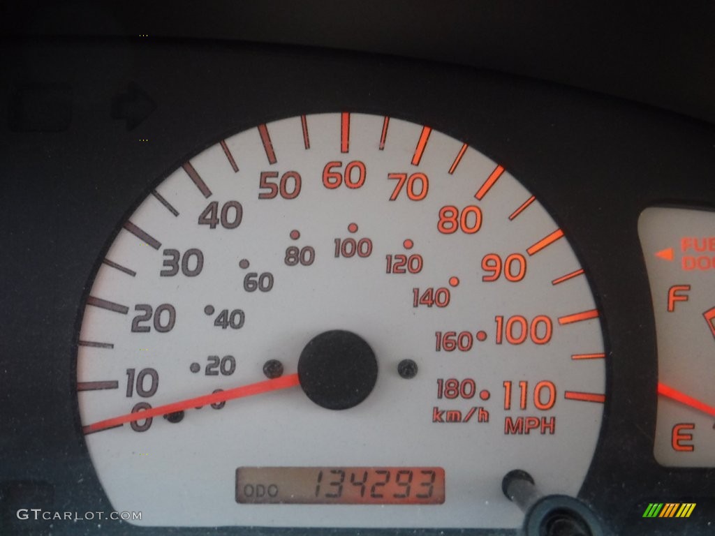 2001 Tacoma V6 TRD Double Cab 4x4 - Radiant Red / Oak Beige photo #25
