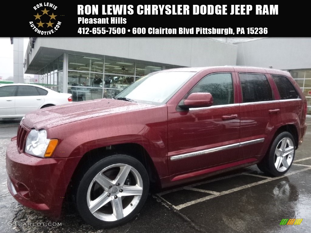 2007 Grand Cherokee SRT8 4x4 - Red Rock Crystal Pearl / Medium Slate Gray photo #1