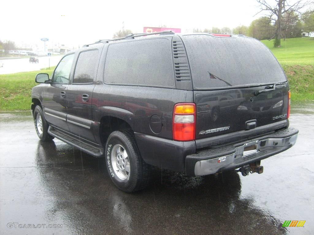 2003 Suburban 1500 LT 4x4 - Dark Gray Metallic / Gray/Dark Charcoal photo #3