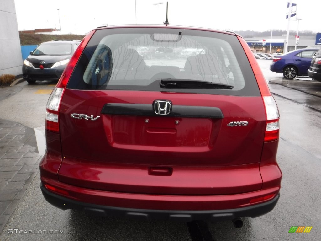 2011 CR-V LX 4WD - Tango Red Pearl / Gray photo #8