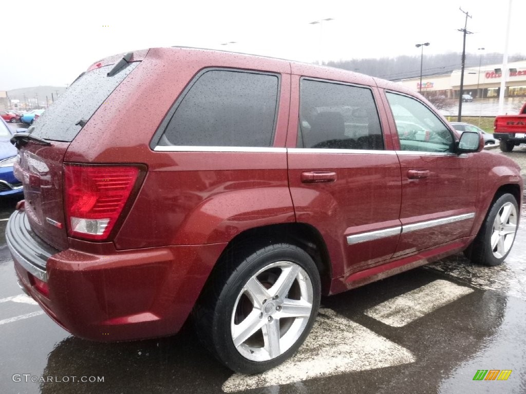 2007 Grand Cherokee SRT8 4x4 - Red Rock Crystal Pearl / Medium Slate Gray photo #5