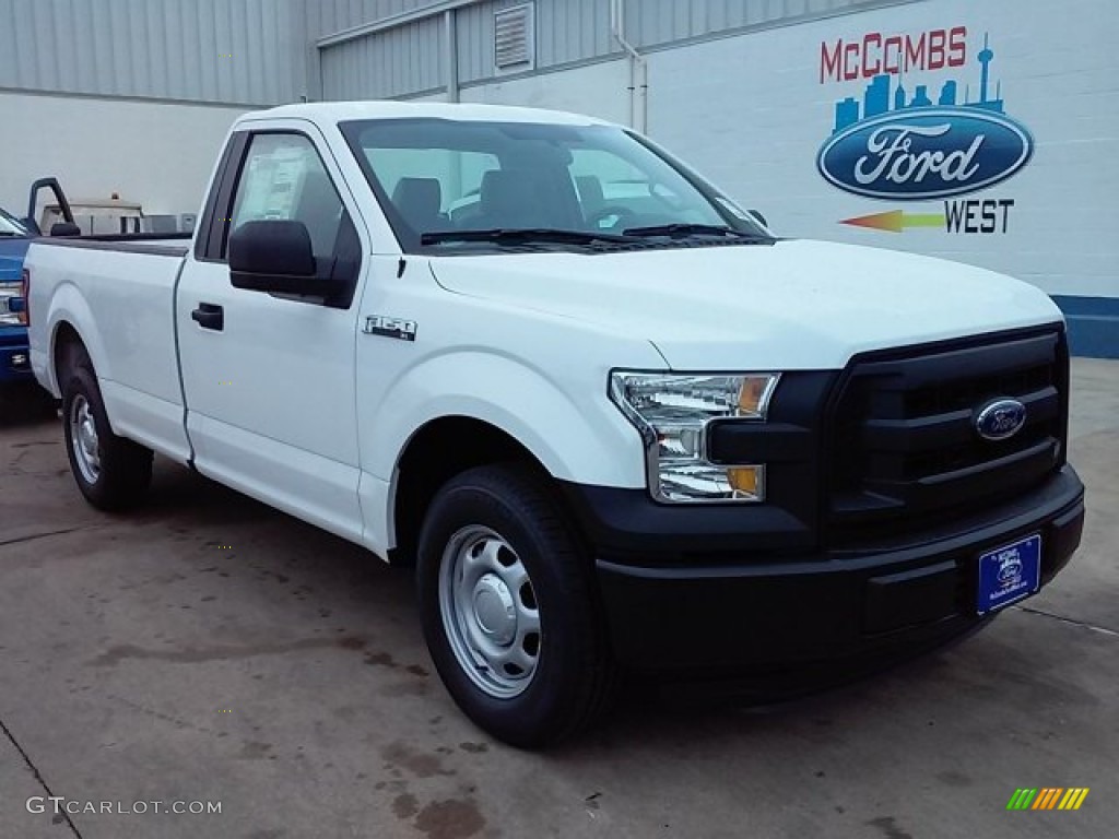 2016 F150 XL Regular Cab - Oxford White / Medium Earth Gray photo #1