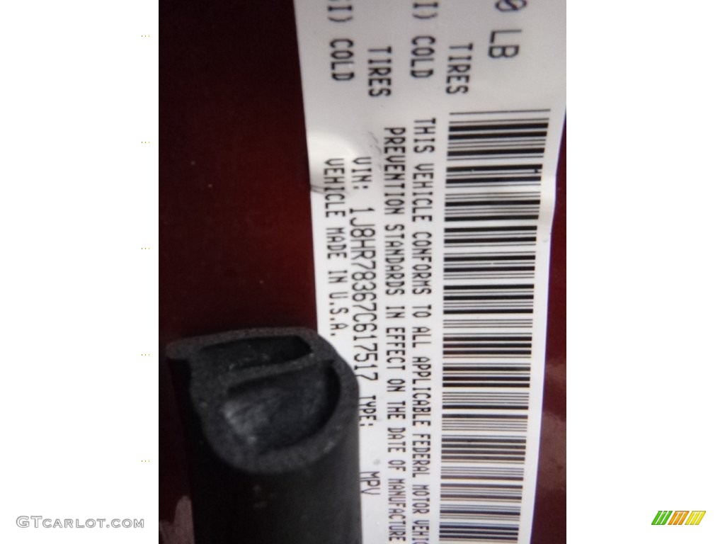 2007 Grand Cherokee SRT8 4x4 - Red Rock Crystal Pearl / Medium Slate Gray photo #13