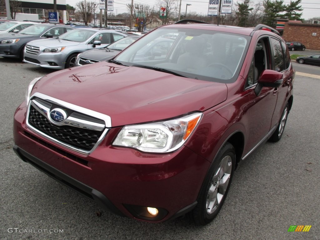 2016 Forester 2.5i Touring - Venetian Red Pearl / Gray photo #2