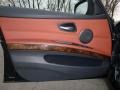 2009 BMW 3 Series Chestnut Brown Dakota Leather Interior Door Panel Photo