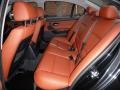 2009 BMW 3 Series Chestnut Brown Dakota Leather Interior Rear Seat Photo