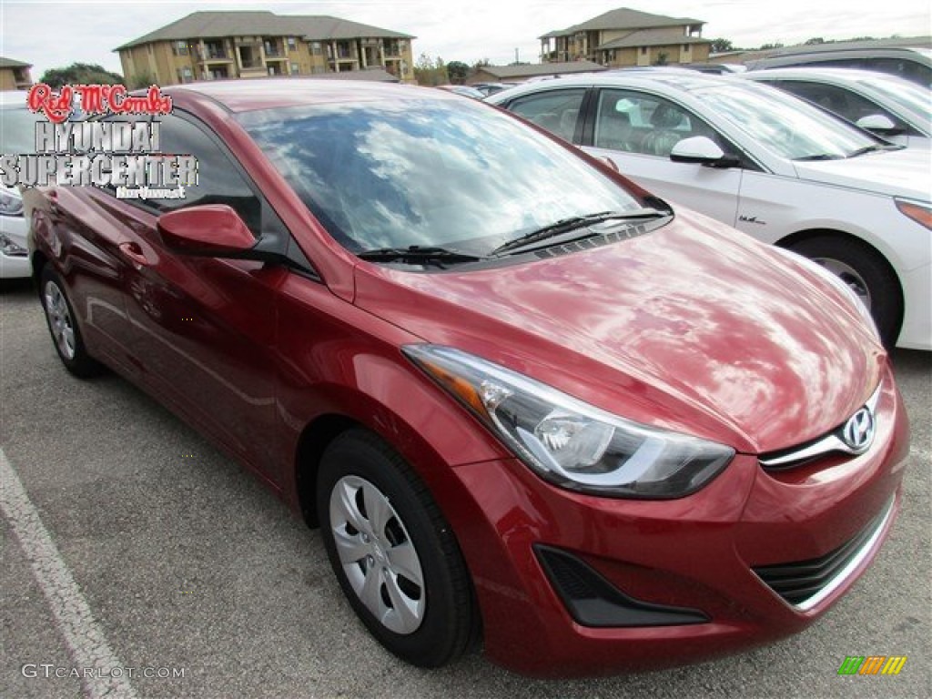 2016 Elantra SE - Red / Beige photo #1