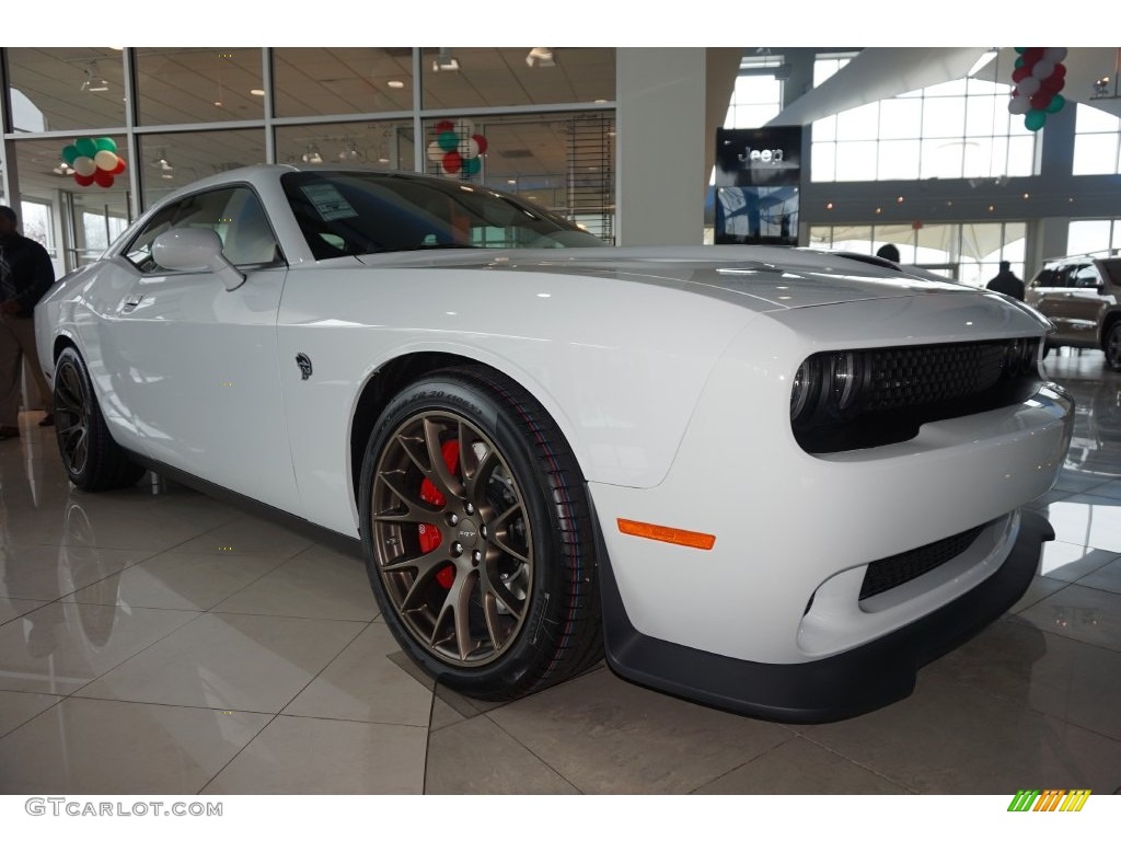 Bright White 2016 Dodge Challenger SRT Hellcat Exterior Photo #109487927