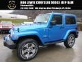 Hydro Blue Pearl 2016 Jeep Wrangler Sahara 4x4