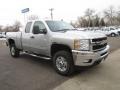 Sheer Silver Metallic - Silverado 2500HD LT Extended Cab 4x4 Photo No. 2
