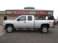 Sheer Silver Metallic - Silverado 2500HD LT Extended Cab 4x4 Photo No. 5