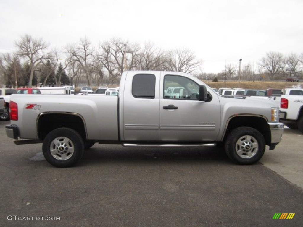 2011 Silverado 2500HD LT Extended Cab 4x4 - Sheer Silver Metallic / Light Titanium/Ebony photo #6