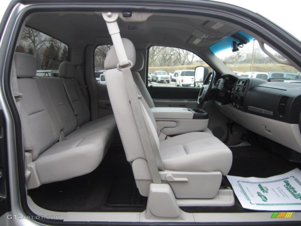 2011 Silverado 2500HD LT Extended Cab 4x4 - Sheer Silver Metallic / Light Titanium/Ebony photo #14