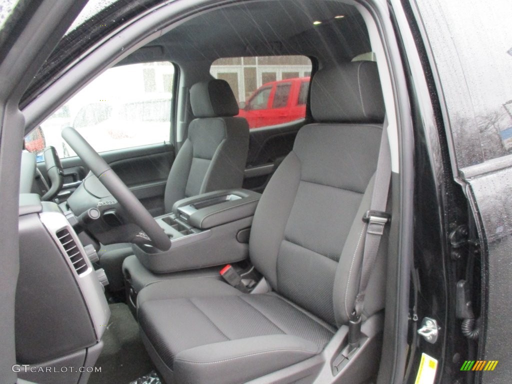 Jet Black Interior 2016 Chevrolet Silverado 1500 LT Crew Cab 4x4 Photo #109489118