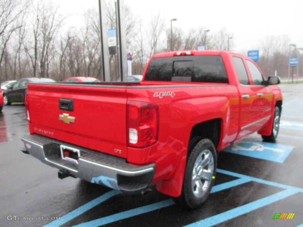 2016 Silverado 1500 LTZ Double Cab 4x4 - Red Hot / Jet Black photo #6