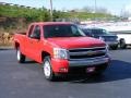 2008 Victory Red Chevrolet Silverado 1500 Z71 Extended Cab 4x4  photo #2