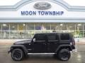 2010 Black Jeep Wrangler Unlimited Rubicon 4x4  photo #7