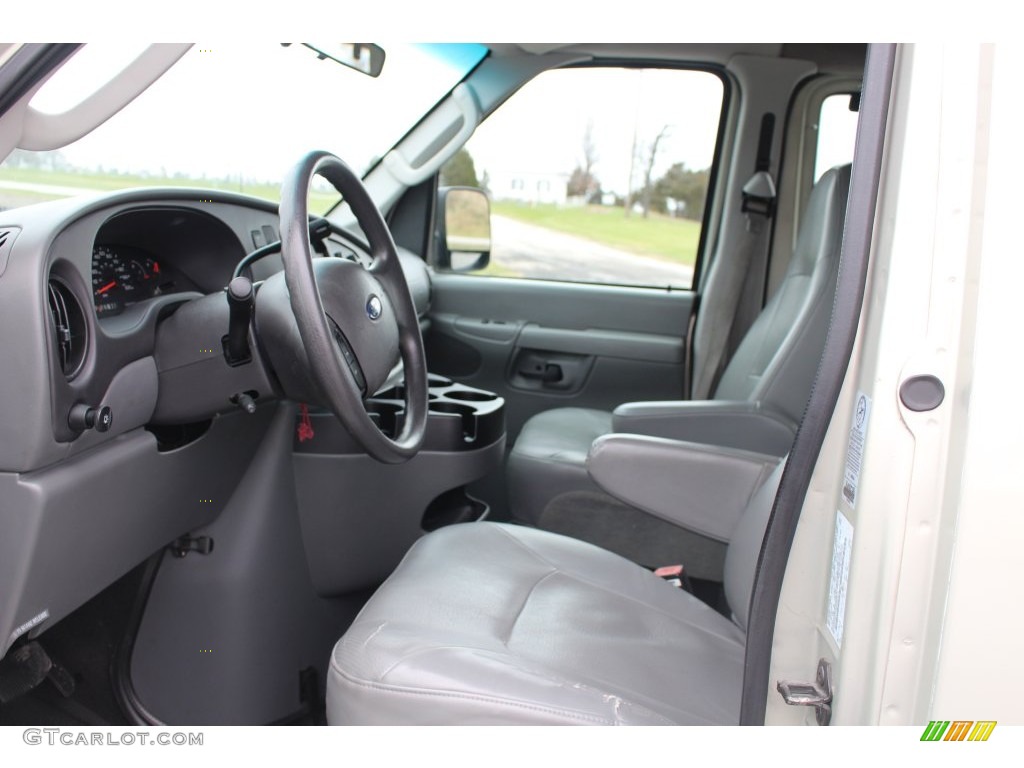 Medium Flint Grey Interior 2006 Ford E Series Van E350 XL 15 Passenger Photo #109493162