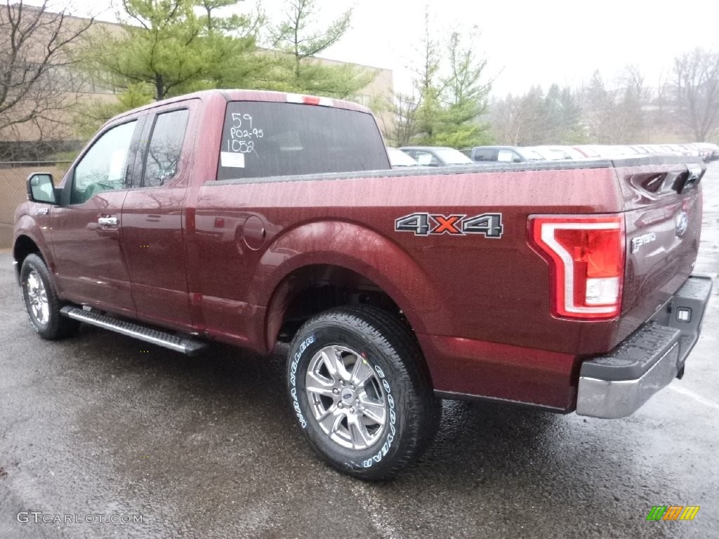 2016 F150 XLT SuperCab 4x4 - Bronze Fire / Medium Earth Gray photo #4