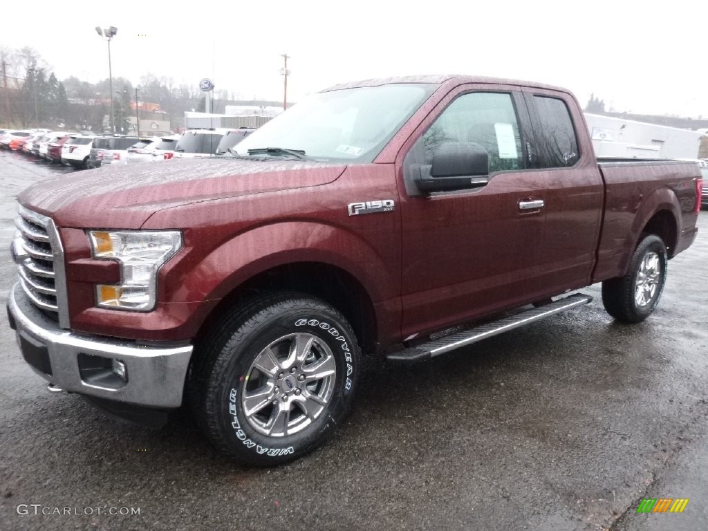 2016 F150 XLT SuperCab 4x4 - Bronze Fire / Medium Earth Gray photo #5