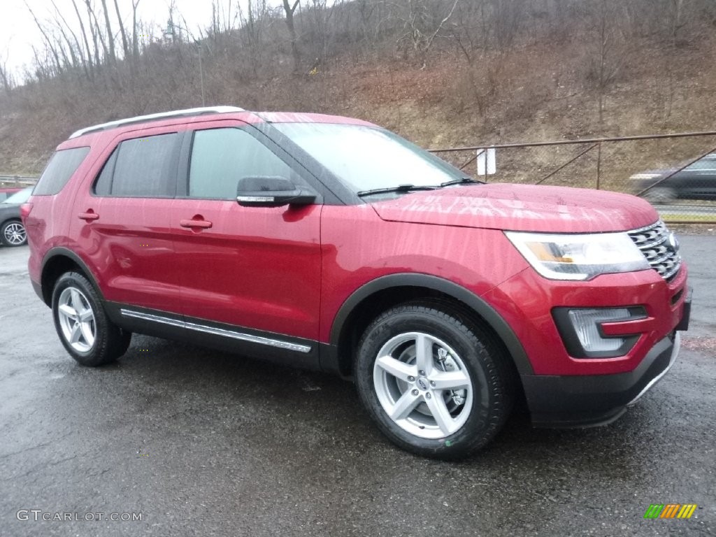 Ruby Red Metallic Tri-Coat 2016 Ford Explorer XLT 4WD Exterior Photo #109493582