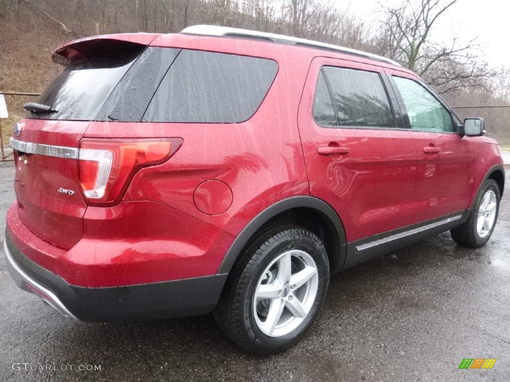 2016 Explorer XLT 4WD - Ruby Red Metallic Tri-Coat / Ebony Black photo #2