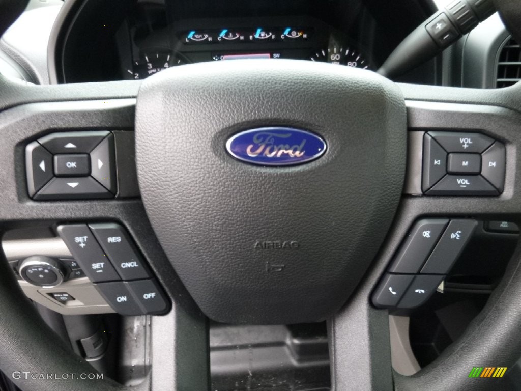 2016 F150 XL SuperCab 4x4 - Shadow Black / Medium Earth Gray photo #13