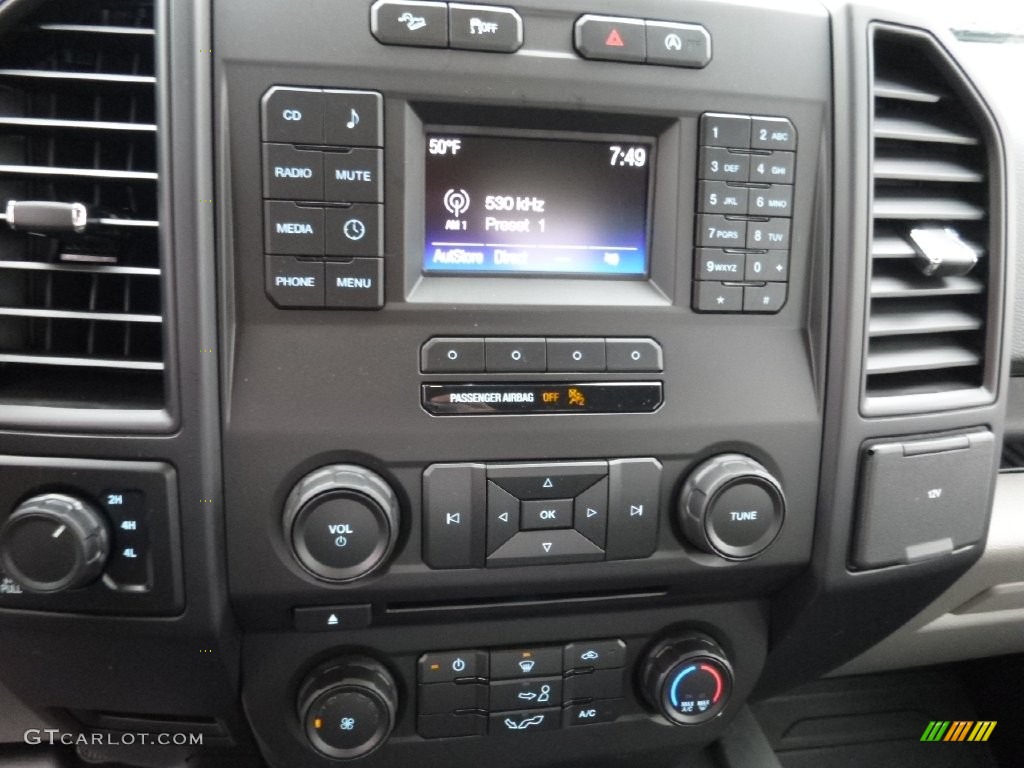 2016 F150 XL SuperCab 4x4 - Shadow Black / Medium Earth Gray photo #14