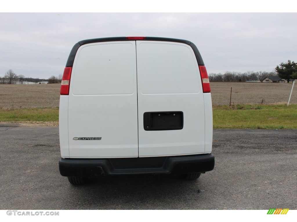 2009 Express 1500 Cargo Van - Summit White / Medium Pewter photo #5