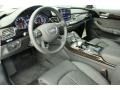 2016 Audi A8 Black Interior Prime Interior Photo