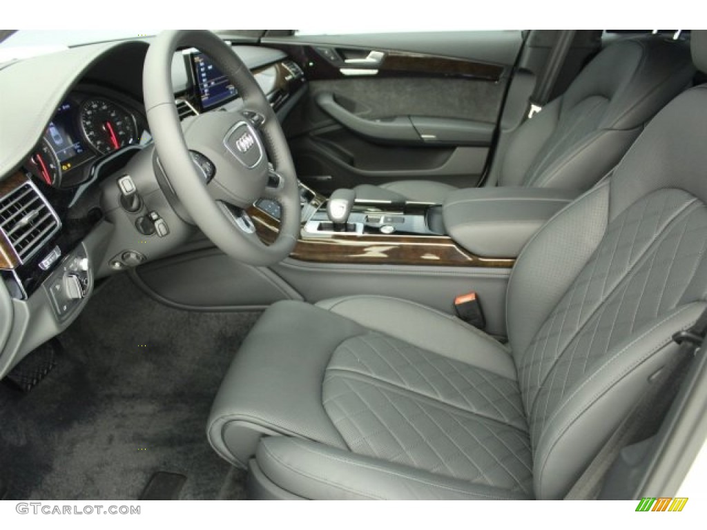 2016 A8 L 4.0T quattro - Glacier White Metallic / Black photo #18