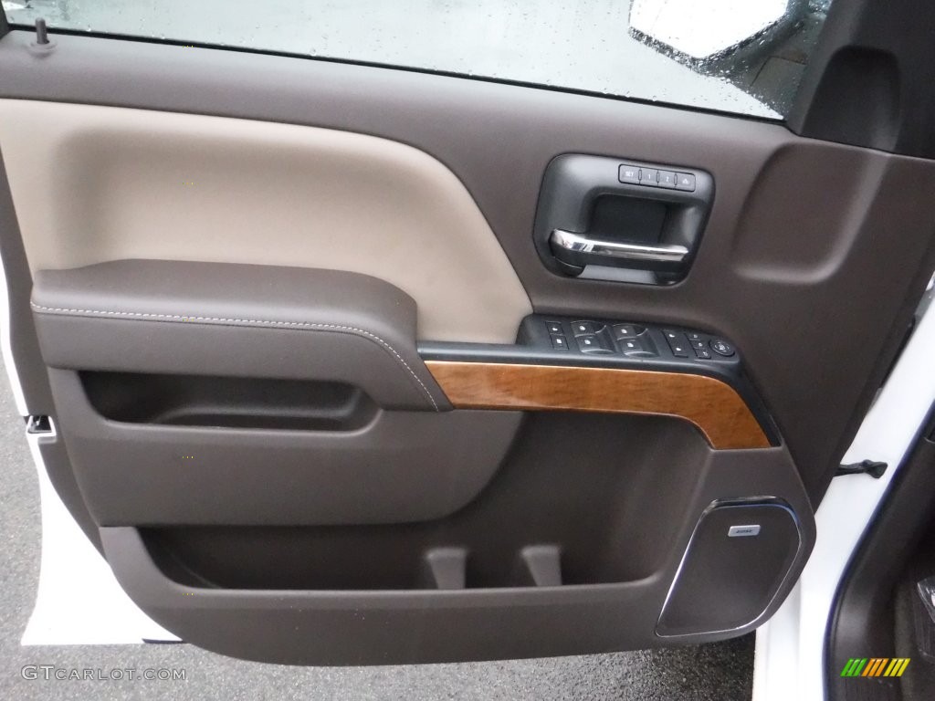 2016 Chevrolet Silverado 1500 LTZ Double Cab 4x4 Cocoa/Dune Door Panel Photo #109498391