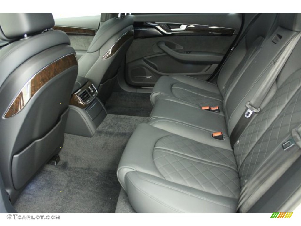 2016 Audi A8 L 4.0T quattro Rear Seat Photo #109498744