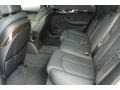 2016 Audi A8 Black Interior Rear Seat Photo