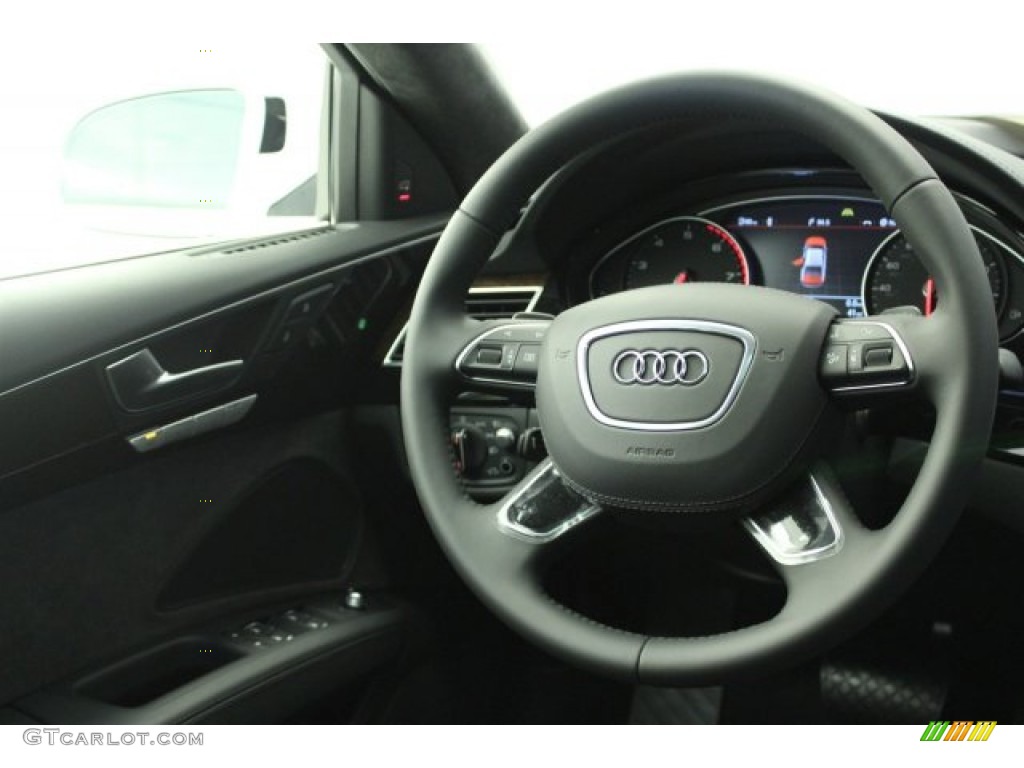 2016 A8 L 4.0T quattro - Glacier White Metallic / Black photo #48