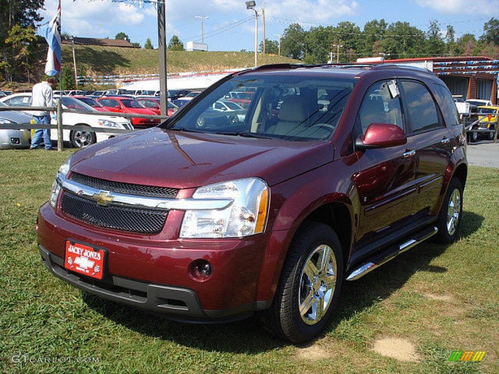 2009 Equinox LTZ - Deep Ruby Red Metallic / Light Cashmere photo #1