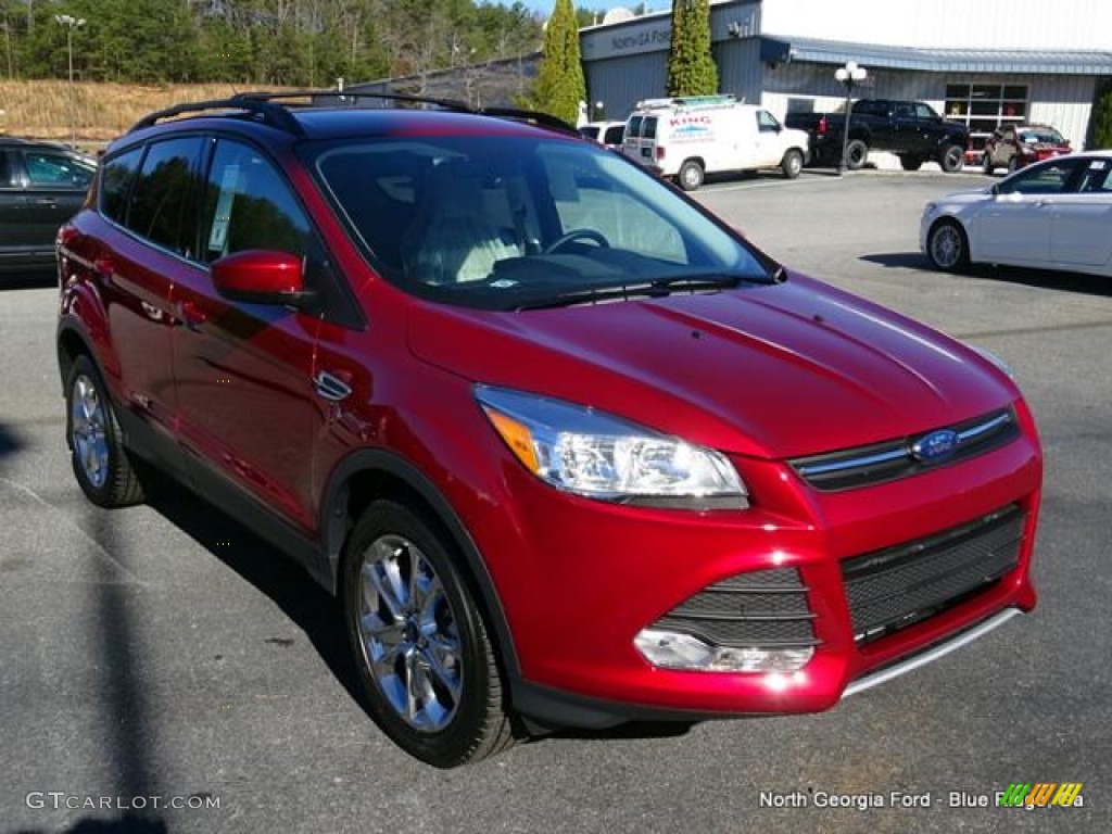 2016 Escape SE 4WD - Ruby Red Metallic / Medium Light Stone photo #7
