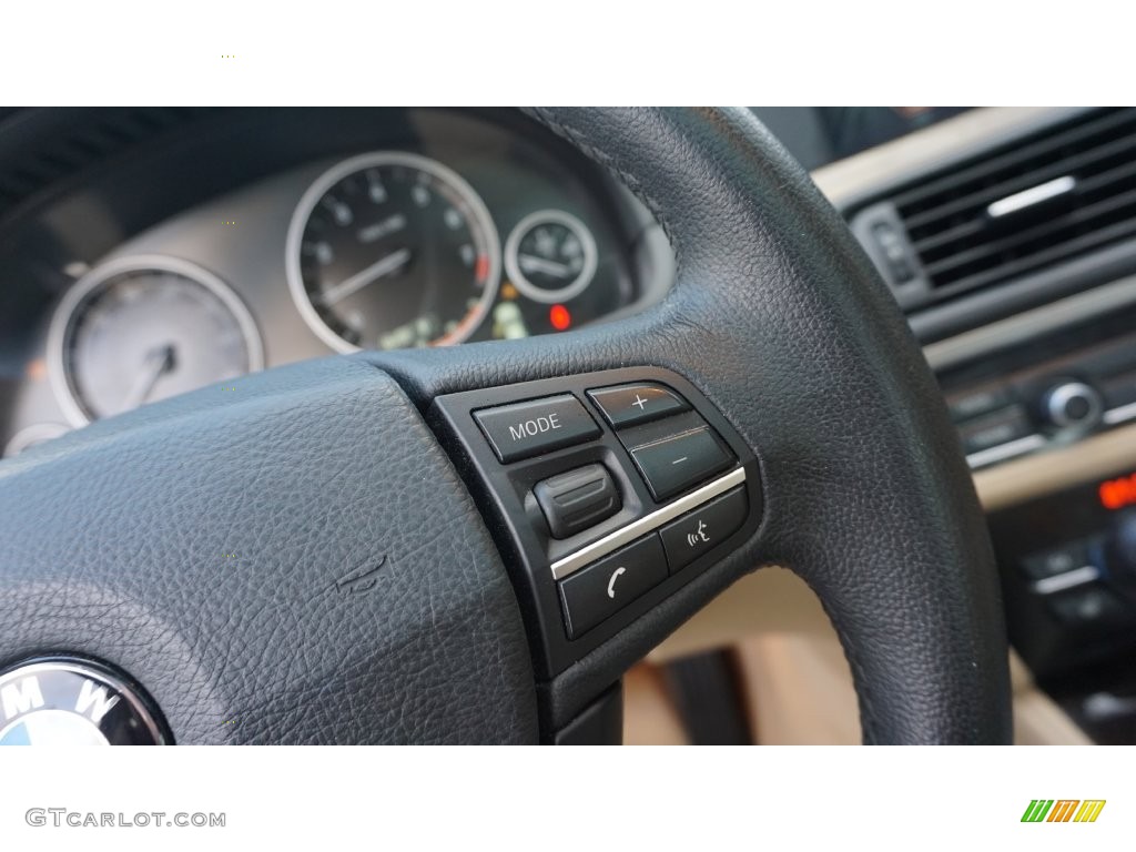 2013 5 Series 528i xDrive Sedan - Imperial Blue Metallic / Venetian Beige photo #24