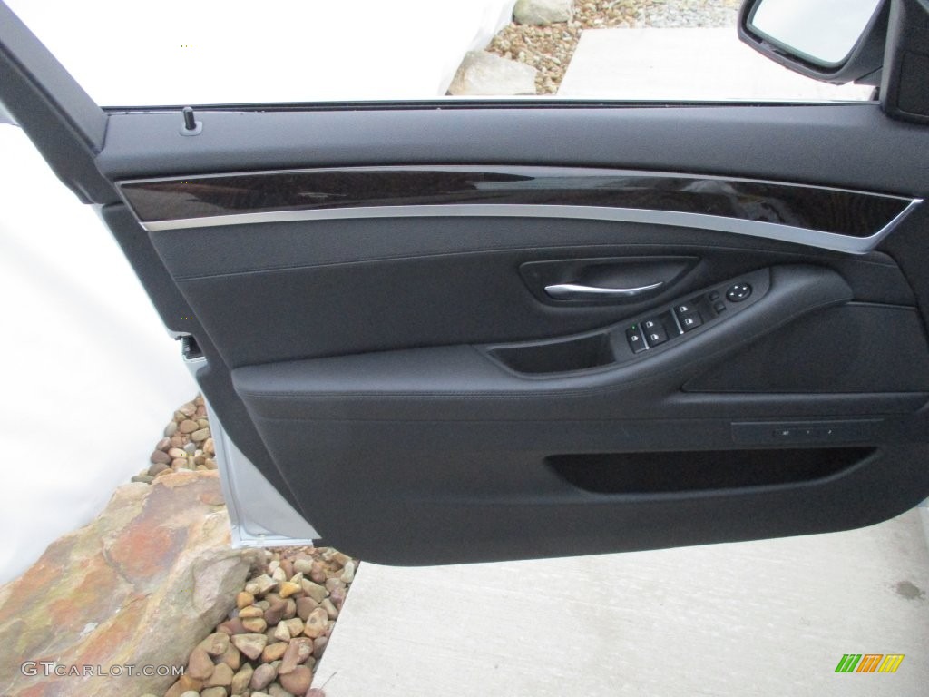 2016 5 Series 535i xDrive Sedan - Glacier Silver Metallic / Black photo #11