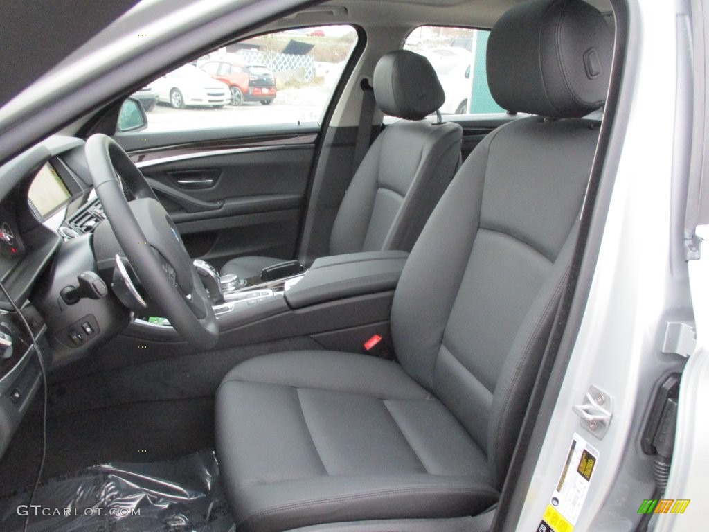 2016 5 Series 535i xDrive Sedan - Glacier Silver Metallic / Black photo #12
